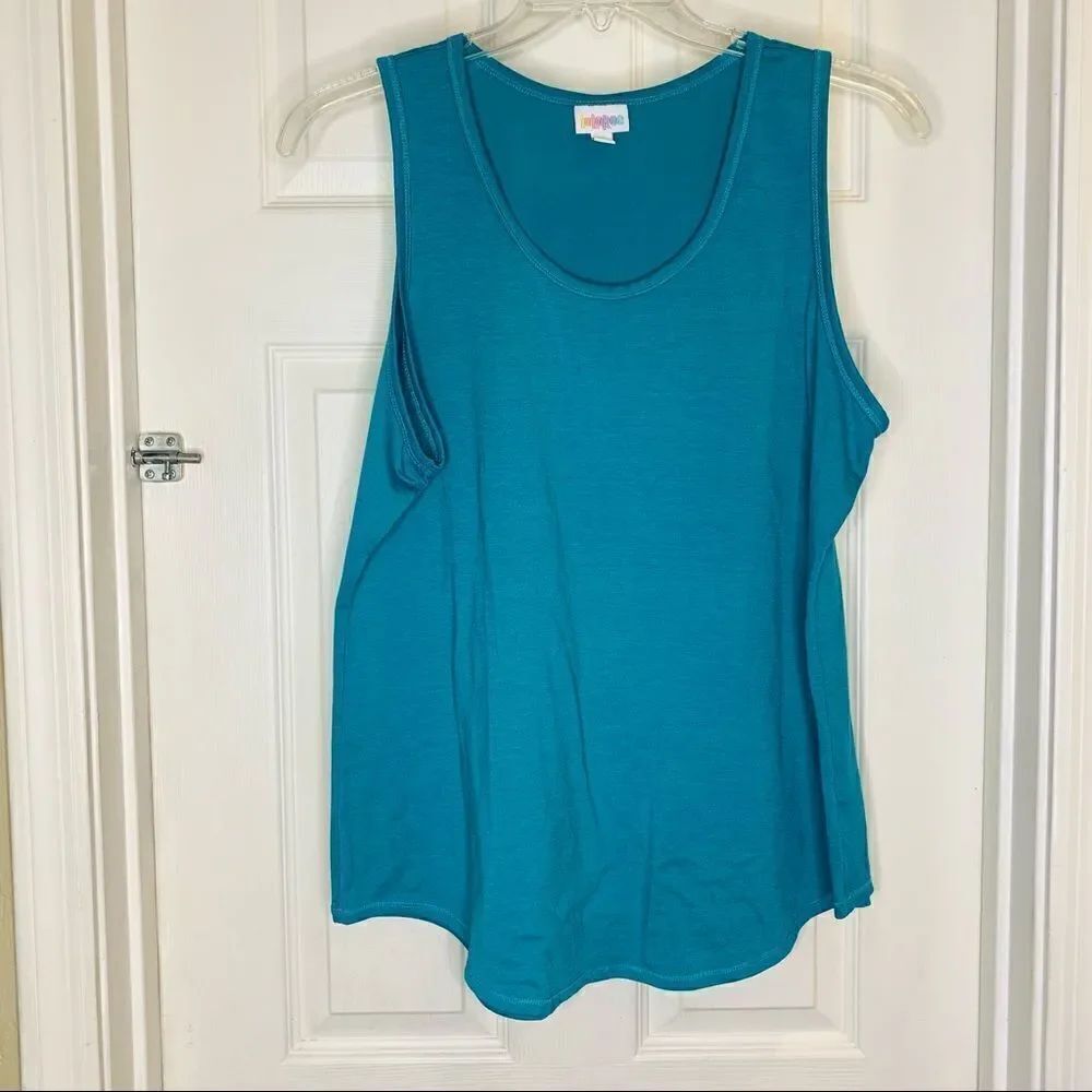 Lularoe turquoise tank top size 3XL